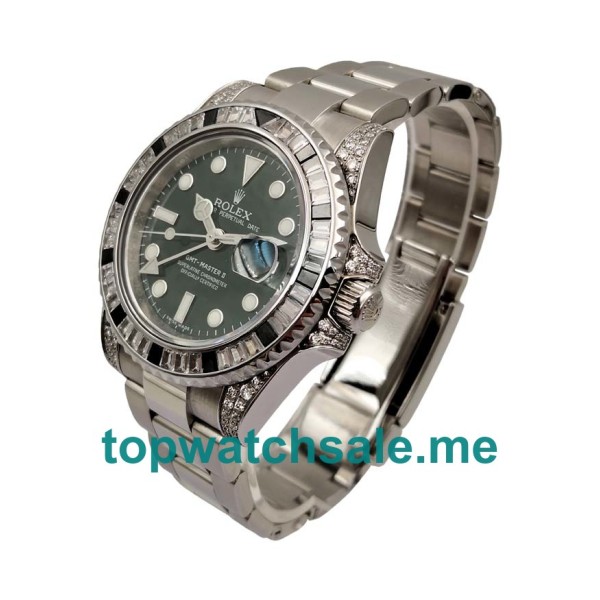 40MM Swiss Steel Cases Replica Rolex GMT-Master II 116710LN UK Watches >> Rolexsubmariner.uk.com