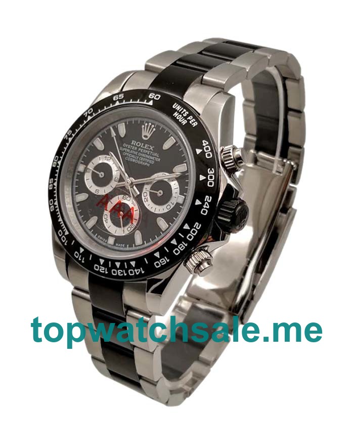 40MM Steel And Black Steel Cases Replica Rolex Daytona 116500 LN UK Watches >> Rolexsubmariner.uk.com