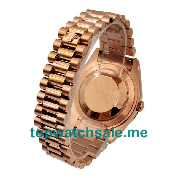 41MM Swiss Rose Gold Cases Replica Rolex Day-Date 218235 UK Watches >> Rolexsubmariner.uk.com