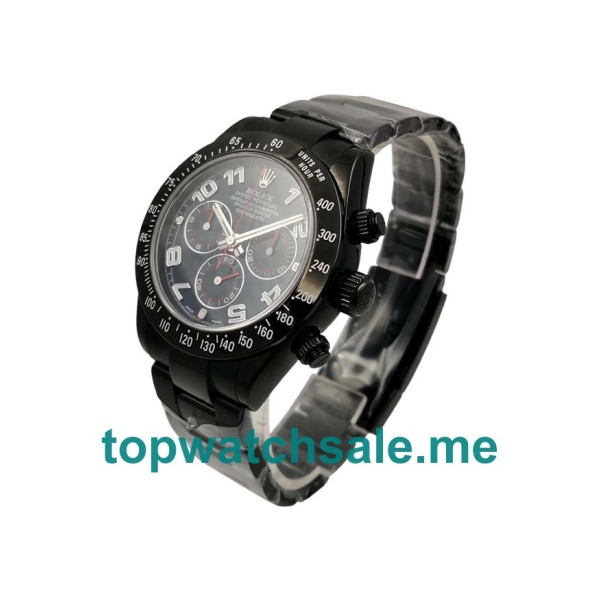 40MM Swiss Black Steel Cases Replica Rolex Daytona 116509 UK Watches >> Rolexsubmariner.uk.com
