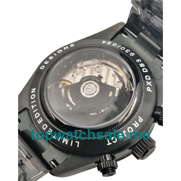 40MM Swiss Black Steel Cases Replica Rolex Daytona 116509 UK Watches >> Rolexsubmariner.uk.com