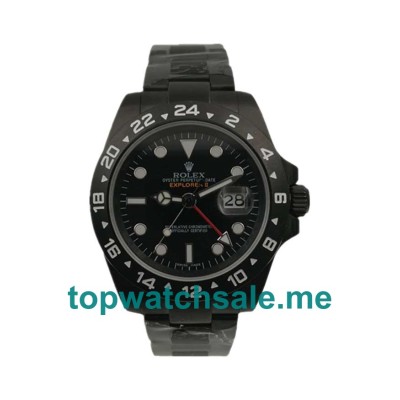 40MM Black Steel Cases Replica Rolex Explorer II 216570 UK Watches >> Rolexsubmariner.uk.com