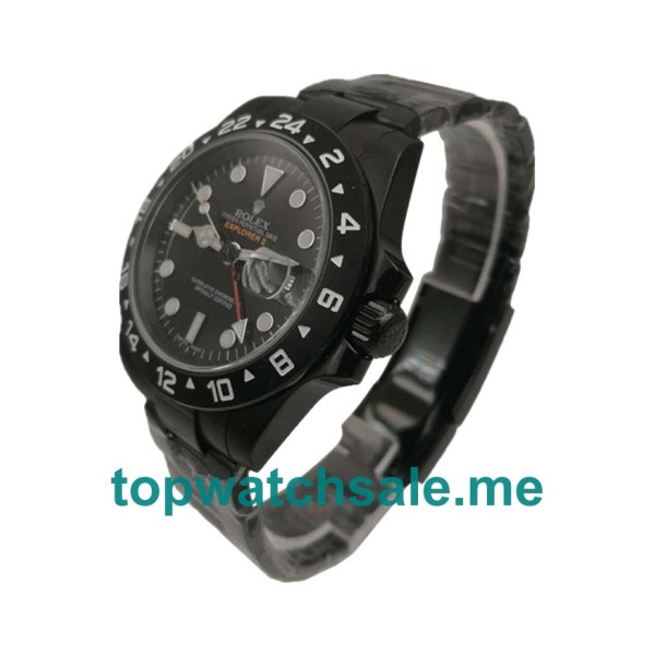 40MM Black Steel Cases Replica Rolex Explorer II 216570 UK Watches >> Rolexsubmariner.uk.com