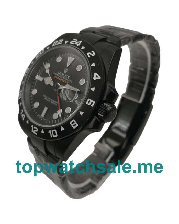 40MM Black Steel Cases Replica Rolex Explorer II 216570 UK Watches >> Rolexsubmariner.uk.com
