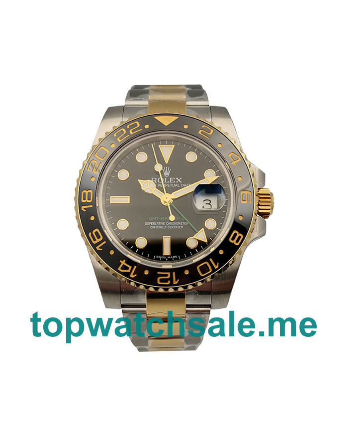 40MM Swiss Steel And Gold Cases Replica Rolex GMT-Master II 116713 LN UK Watches >> Rolexsubmariner.uk.com