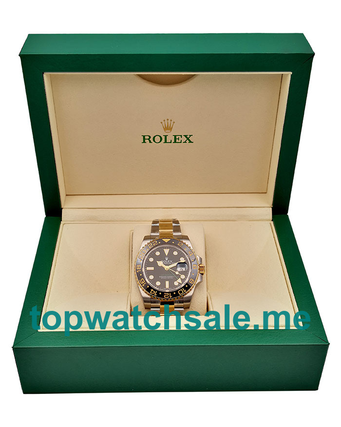 40MM Swiss Steel And Gold Cases Replica Rolex GMT-Master II 116713 LN UK Watches >> Rolexsubmariner.uk.com