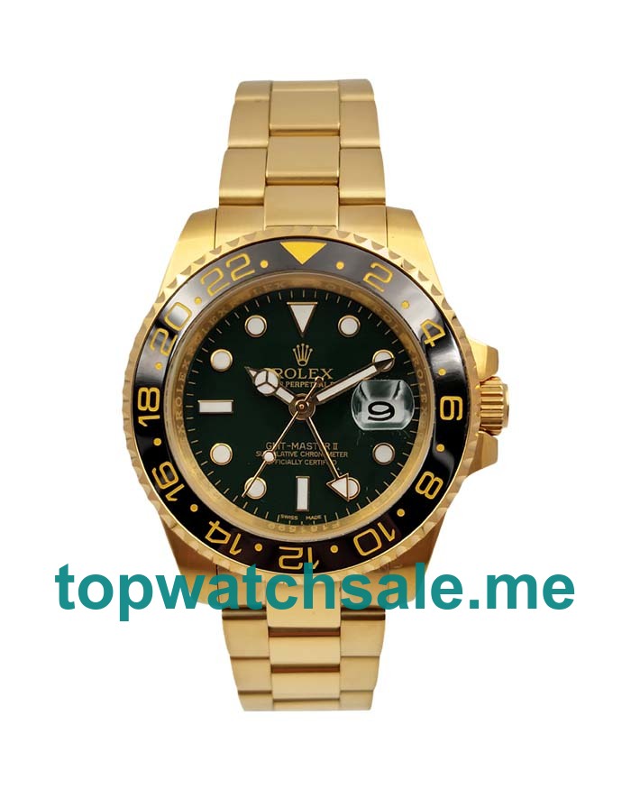 40MM Gold Cases Replica Rolex GMT-Master II 116718 UK Watches >> Rolexsubmariner.uk.com