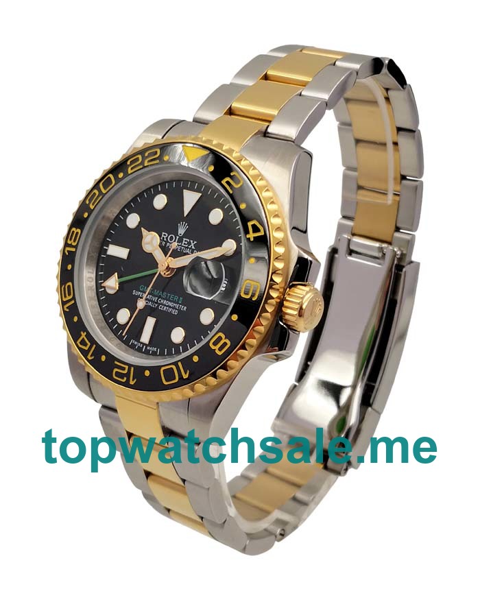 40MM Steel And Gold Cases Replica Rolex GMT-Master II 116713 LN UK Watches >> Rolexsubmariner.uk.com
