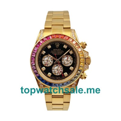 40MM Gold Cases Replica Rolex Daytona 116598 RBOW UK Watches >> Rolexsubmariner.uk.com