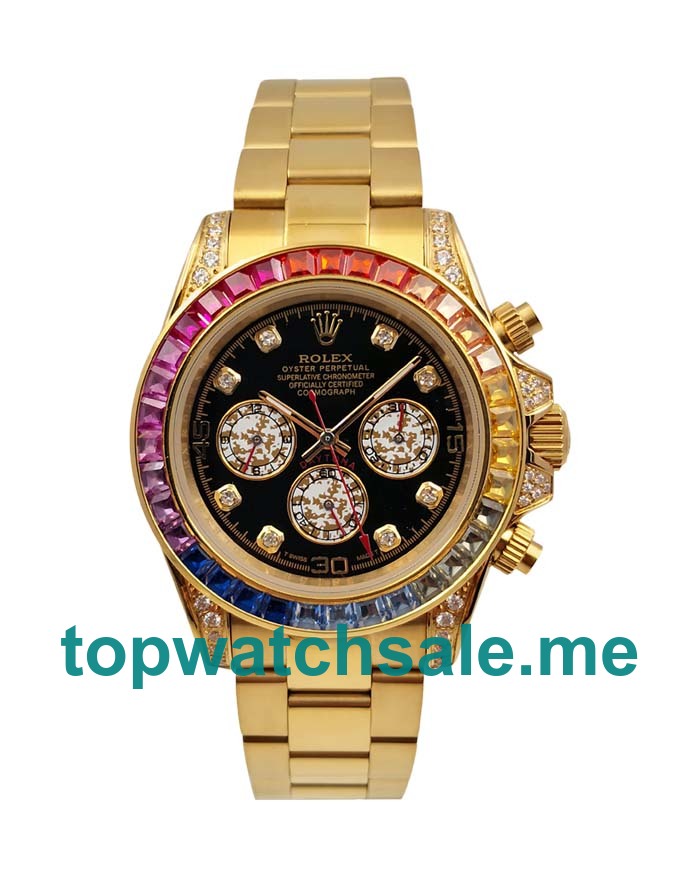 40MM Gold Cases Replica Rolex Daytona 116598 RBOW UK Watches >> Rolexsubmariner.uk.com