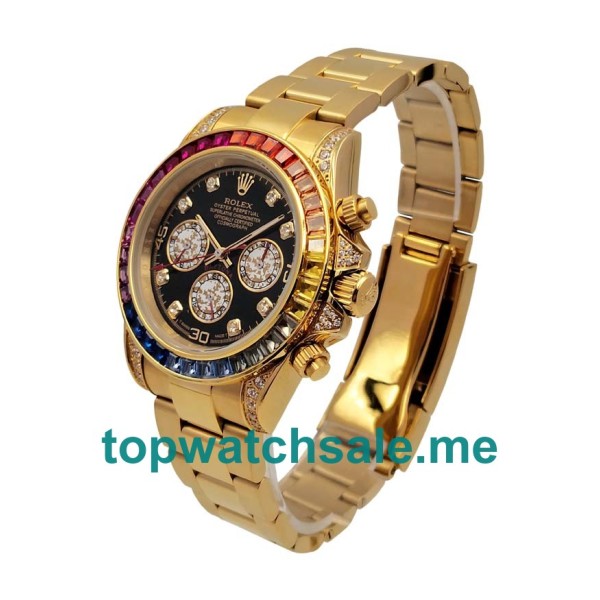 40MM Gold Cases Replica Rolex Daytona 116598 RBOW UK Watches >> Rolexsubmariner.uk.com