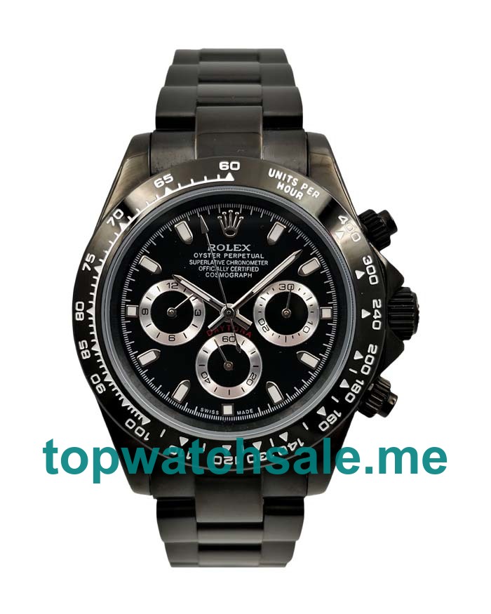 40MM Black Steel Cases Replica Rolex Daytona 116500 UK Watches >> Rolexsubmariner.uk.com
