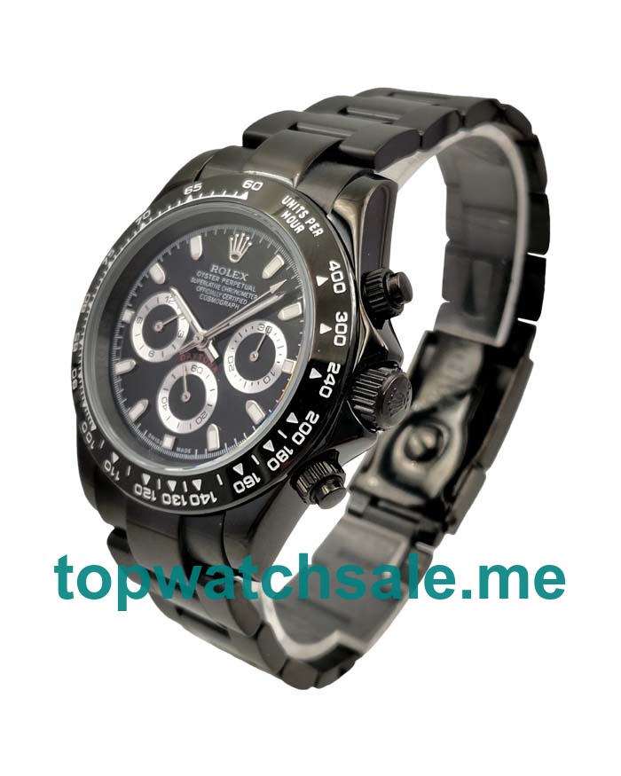 40MM Black Steel Cases Replica Rolex Daytona 116500 UK Watches >> Rolexsubmariner.uk.com