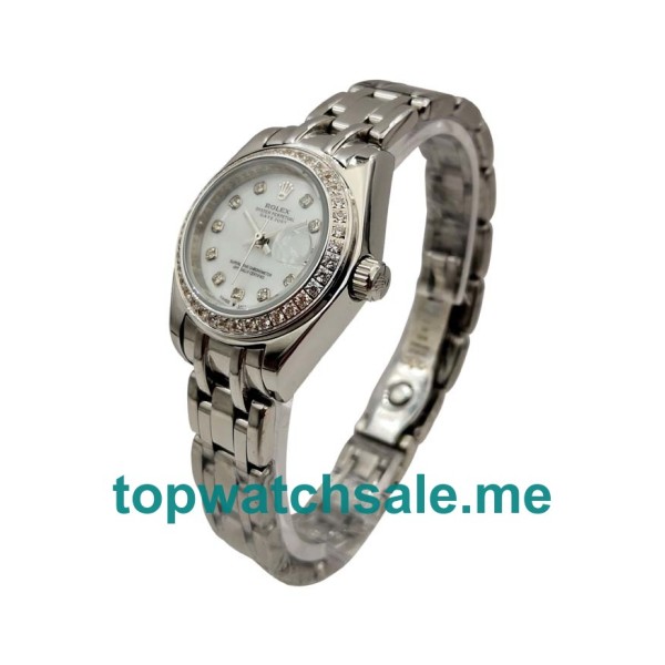 26MM White Gold Cases Replica Rolex Pearlmaster 80299 UK Watches >> Rolexsubmariner.uk.com