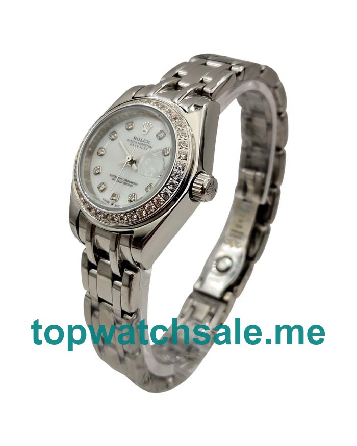 26MM White Gold Cases Replica Rolex Pearlmaster 80299 UK Watches >> Rolexsubmariner.uk.com
