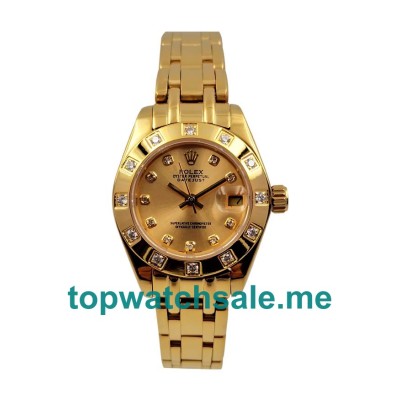 28MM Gold Cases Replica Rolex Pearlmaster 81318 UK Watches >> Rolexsubmariner.uk.com