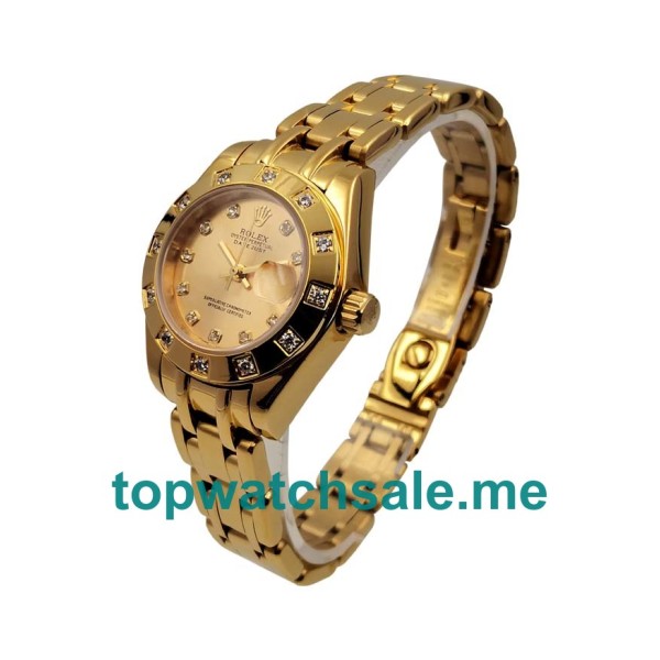 28MM Gold Cases Replica Rolex Pearlmaster 81318 UK Watches >> Rolexsubmariner.uk.com
