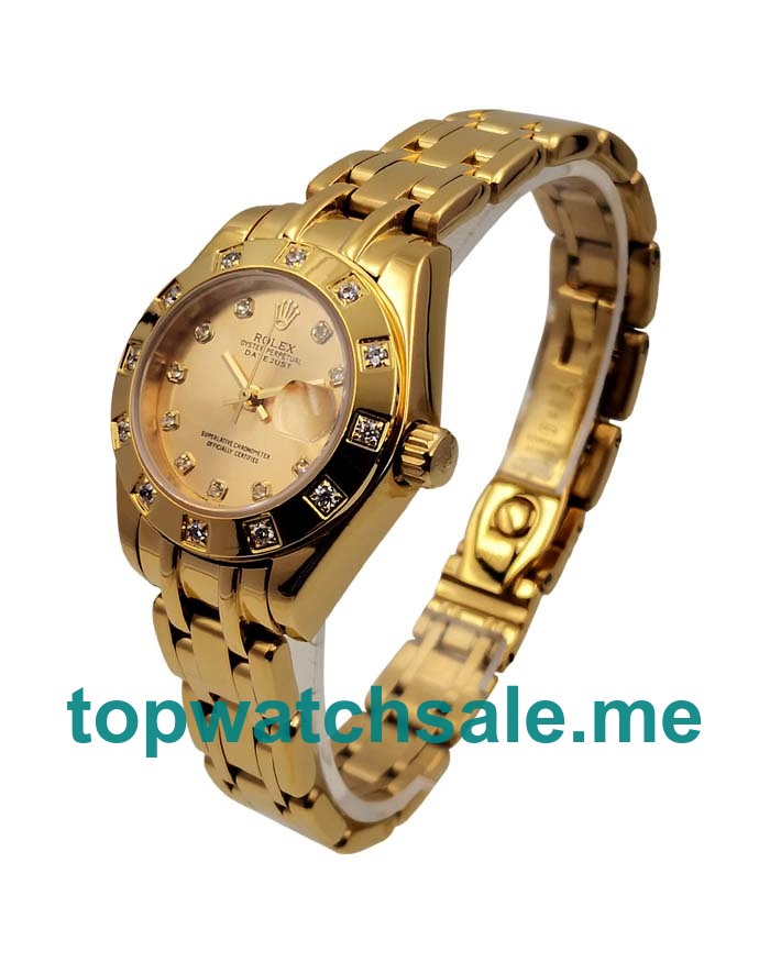 28MM Gold Cases Replica Rolex Pearlmaster 81318 UK Watches >> Rolexsubmariner.uk.com