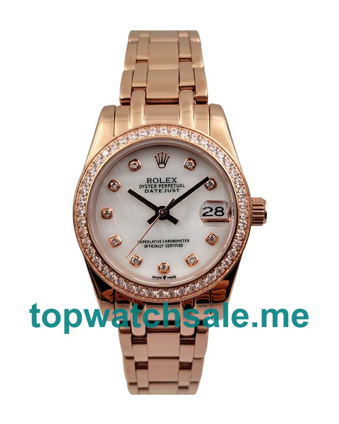 31MM Rose Gold Cases Replica Rolex Pearlmaster 81285 UK Watches >> Rolexsubmariner.uk.com