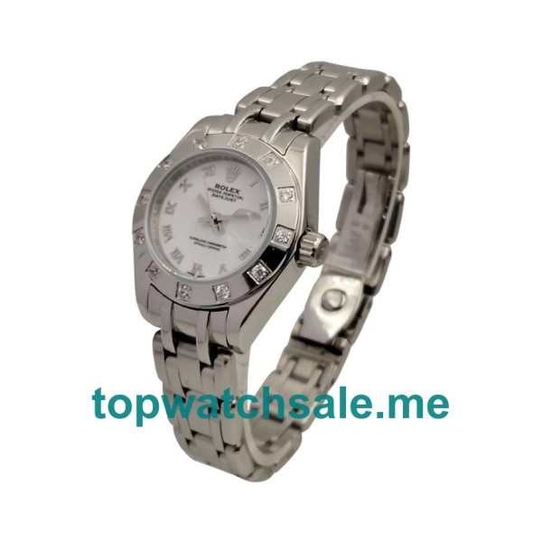 27MM White Gold Cases Replica Rolex Pearlmaster 80319 UK Watches >> Rolexsubmariner.uk.com