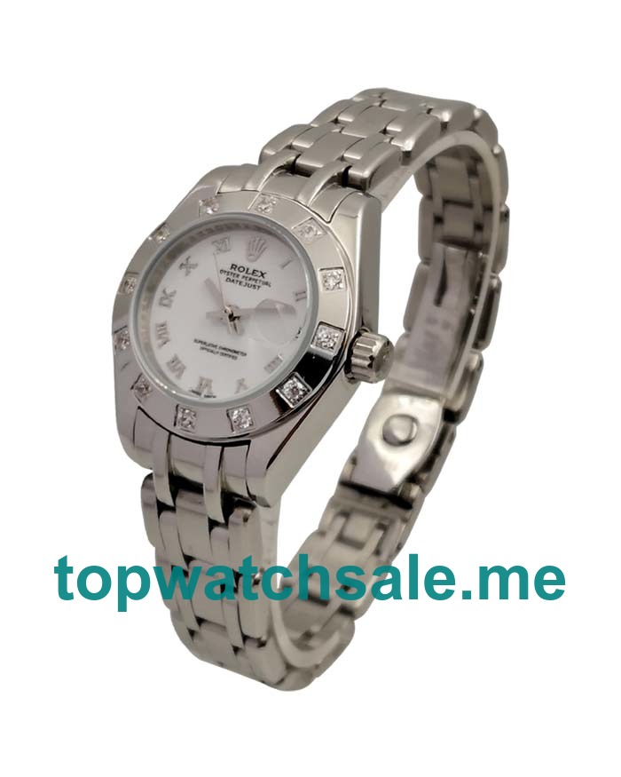 27MM White Gold Cases Replica Rolex Pearlmaster 80319 UK Watches >> Rolexsubmariner.uk.com