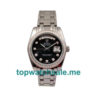 36MM Platinum Cases Replica Rolex Day-Date 118346 UK Watches >> Rolexsubmariner.uk.com