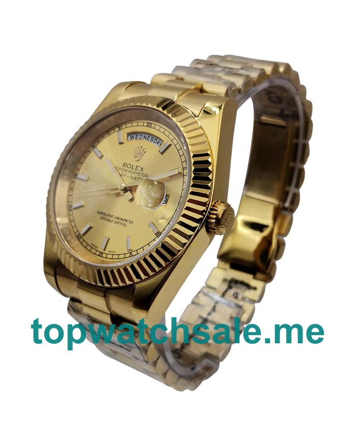 41MM Gold Cases Replica Rolex Day-Date 218238 UK Watches >> Rolexsubmariner.uk.com