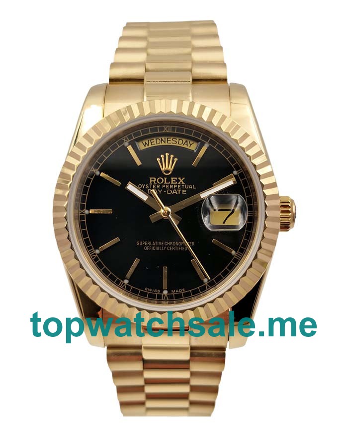 36MM Gold Cases Replica Rolex Day-Date 118238 UK Watches >> Rolexsubmariner.uk.com