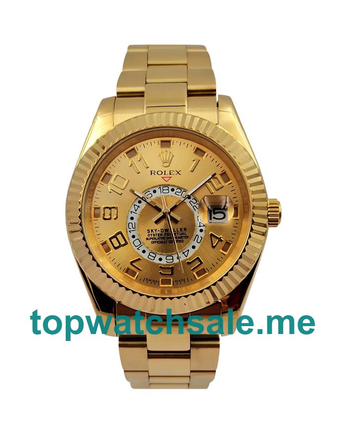 42MM Gold Cases Replica Rolex Sky-Dweller 326938 UK Watches >> Rolexsubmariner.uk.com