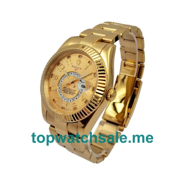 42MM Gold Cases Replica Rolex Sky-Dweller 326938 UK Watches >> Rolexsubmariner.uk.com