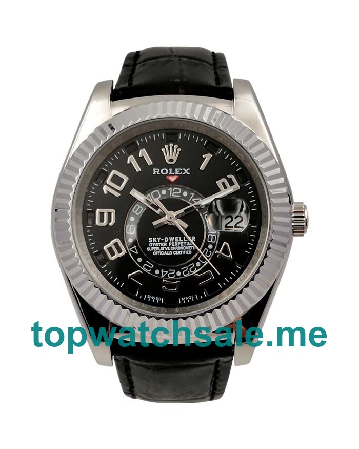 40.5MM White Gold Cases Replica Rolex Sky-Dweller 326139 UK Watches >> Rolexsubmariner.uk.com