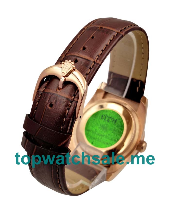36MM Rose Gold Cases Replica Rolex Day-Date 118135 UK Watches >> Rolexsubmariner.uk.com
