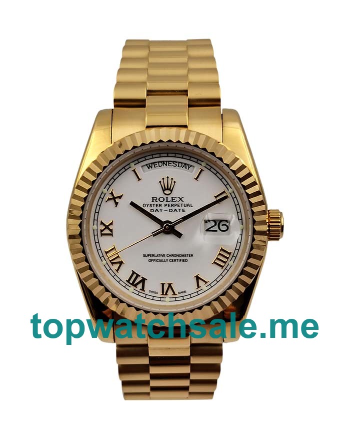 36MM Gold Cases Replica Rolex Day-Date 118238 UK Watches >> Rolexsubmariner.uk.com