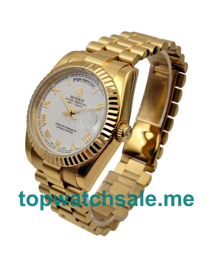 36MM Gold Cases Replica Rolex Day-Date 118238 UK Watches >> Rolexsubmariner.uk.com