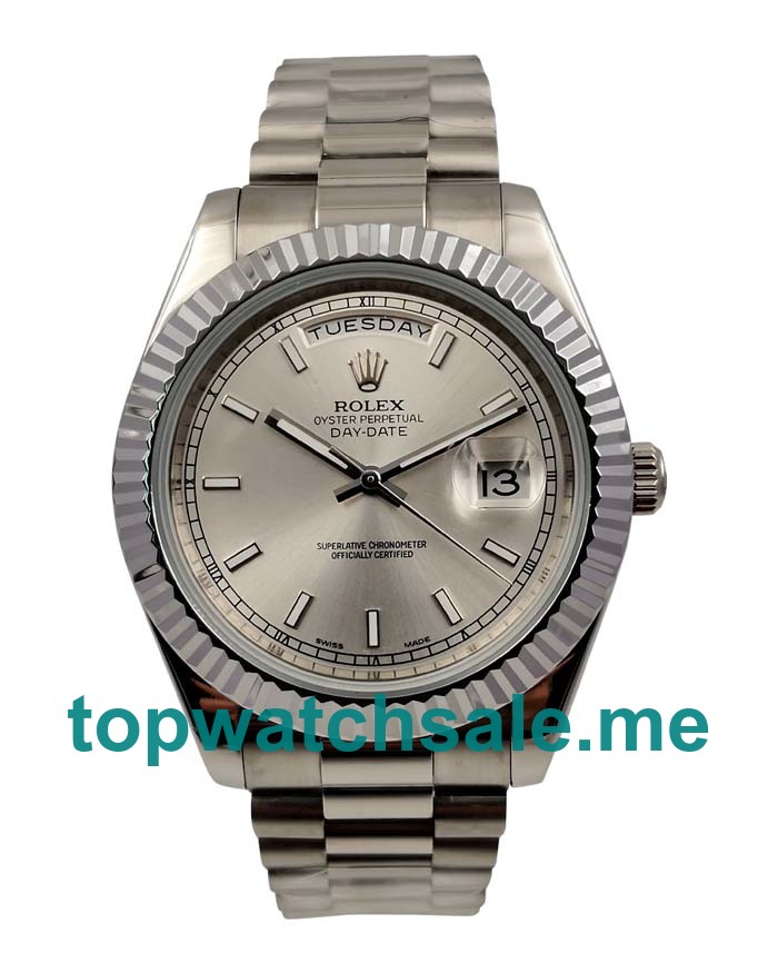 41MM White Gold Cases Replica Rolex Day-Date II 218239 UK Watches >> Rolexsubmariner.uk.com