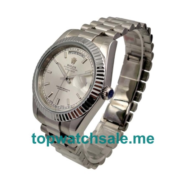 41MM White Gold Cases Replica Rolex Day-Date II 218239 UK Watches >> Rolexsubmariner.uk.com