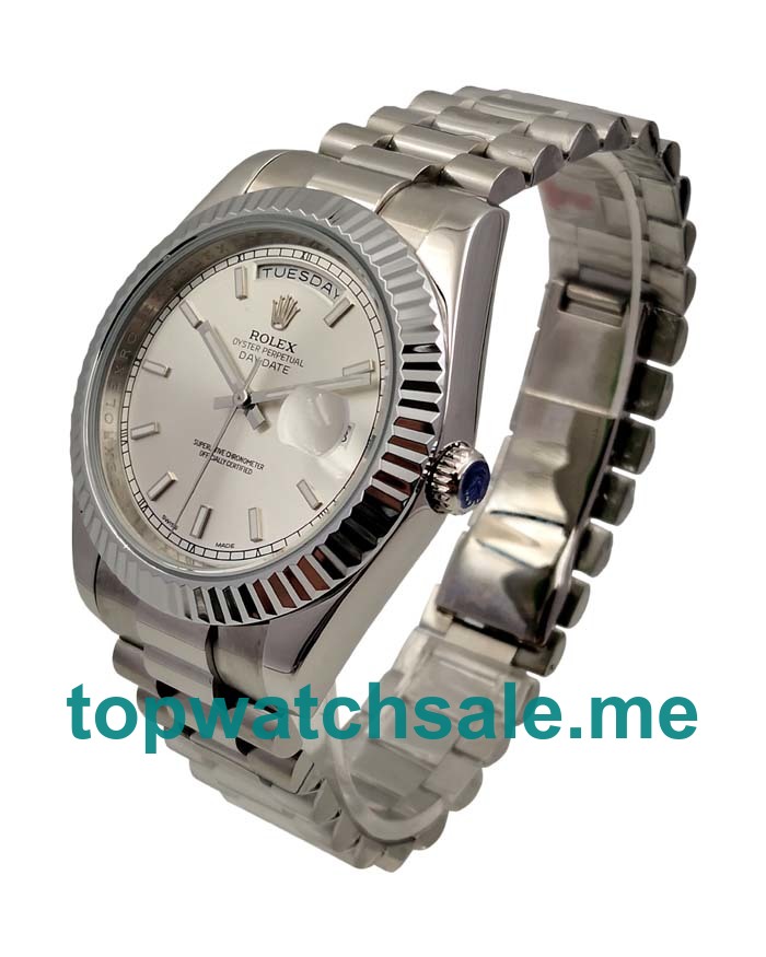 41MM White Gold Cases Replica Rolex Day-Date II 218239 UK Watches >> Rolexsubmariner.uk.com