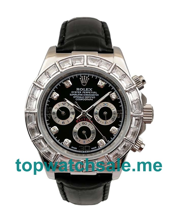 40MM White Gold Cases Replica Rolex Daytona 116589BR UK Watches >> Rolexsubmariner.uk.com