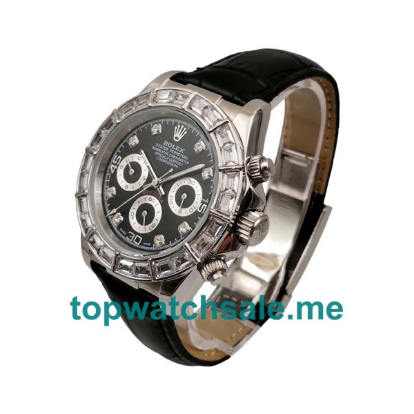 40MM White Gold Cases Replica Rolex Daytona 116589BR UK Watches >> Rolexsubmariner.uk.com