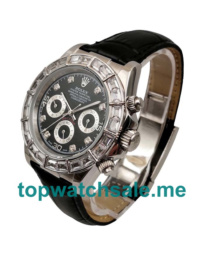 40MM White Gold Cases Replica Rolex Daytona 116589BR UK Watches >> Rolexsubmariner.uk.com