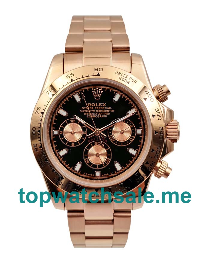 40MM Everose Gold Cases Replica Rolex Daytona 116505 UK Watches >> Rolexsubmariner.uk.com