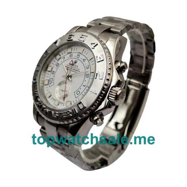 44MM White Gold Cases Replica Rolex Yacht-Master II 116689 UK Watches >> Rolexsubmariner.uk.com