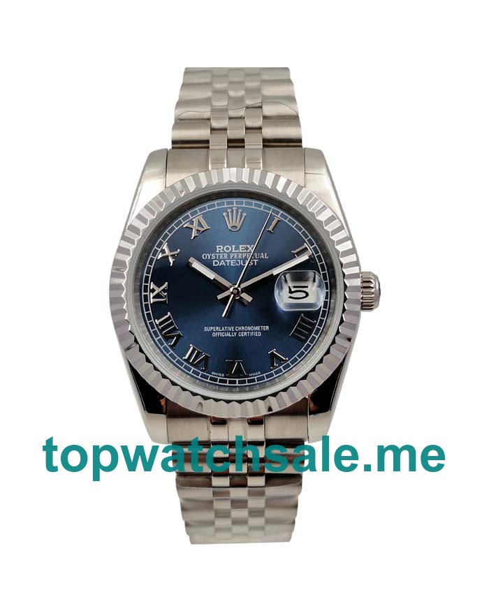 36MM Steel And White Gold Cases Replica Rolex Datejust 116234 UK Watches >> Rolexsubmariner.uk.com