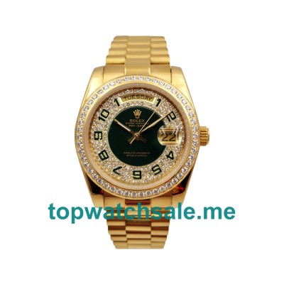 36MM Gold Cases Replica Rolex Day-Date 118348 UK Watches >> Rolexsubmariner.uk.com