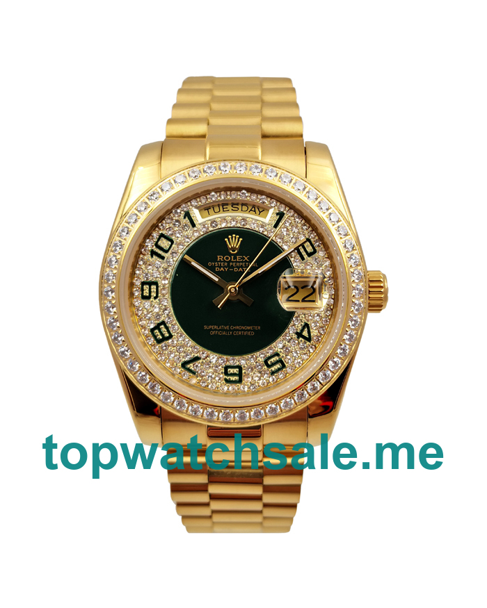 36MM Gold Cases Replica Rolex Day-Date 118348 UK Watches >> Rolexsubmariner.uk.com