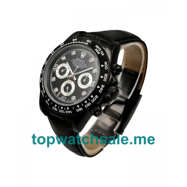 40MM Black Steel Cases Replica Rolex Daytona 116519 UK Watches >> Rolexsubmariner.uk.com