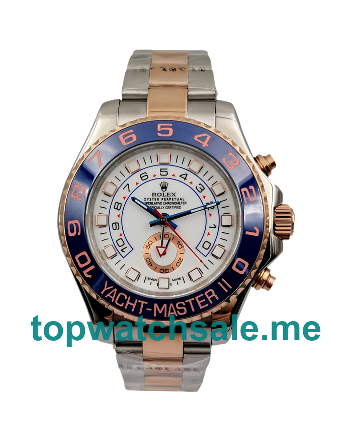 44MM Steel And Rose Gold Cases Replica Rolex Yacht-Master II 116681 UK Watches >> Rolexsubmariner.uk.com