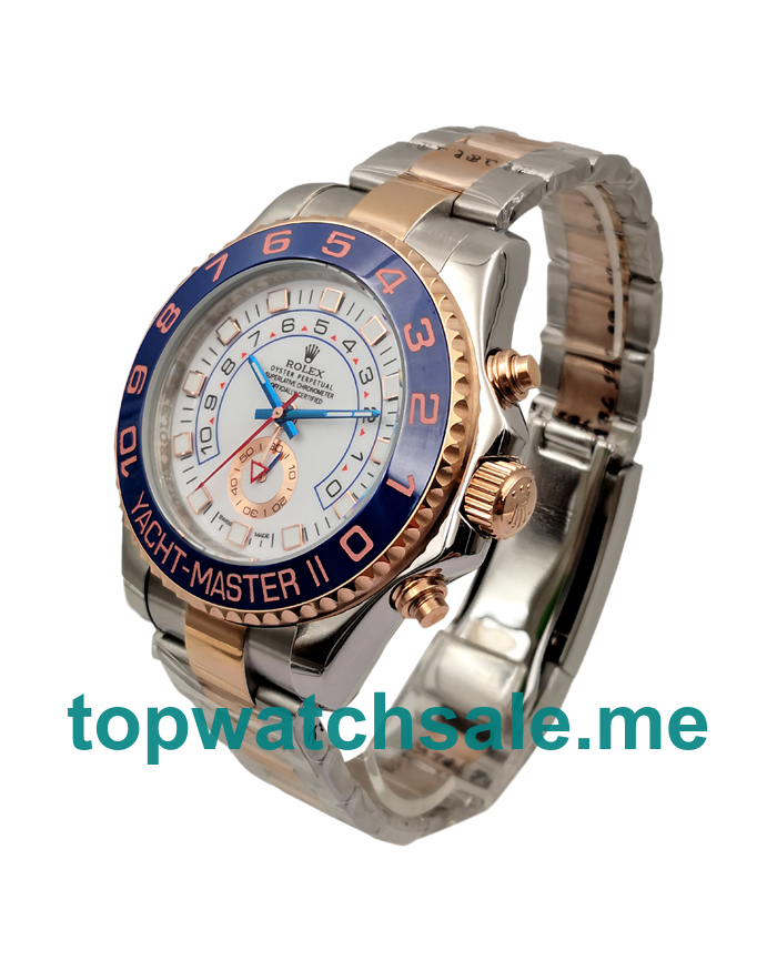 44MM Steel And Rose Gold Cases Replica Rolex Yacht-Master II 116681 UK Watches >> Rolexsubmariner.uk.com