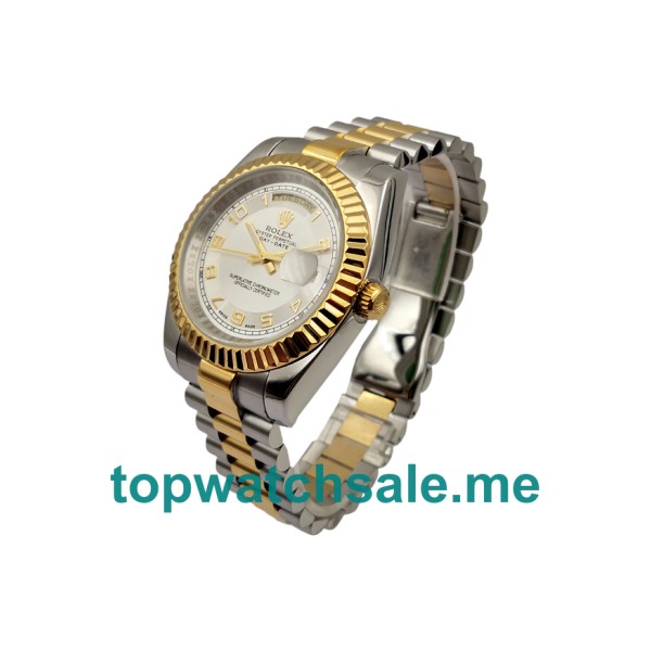 41MM Gold And Steel Cases Replica Rolex Day-Date II 218238 UK Watches >> Rolexsubmariner.uk.com
