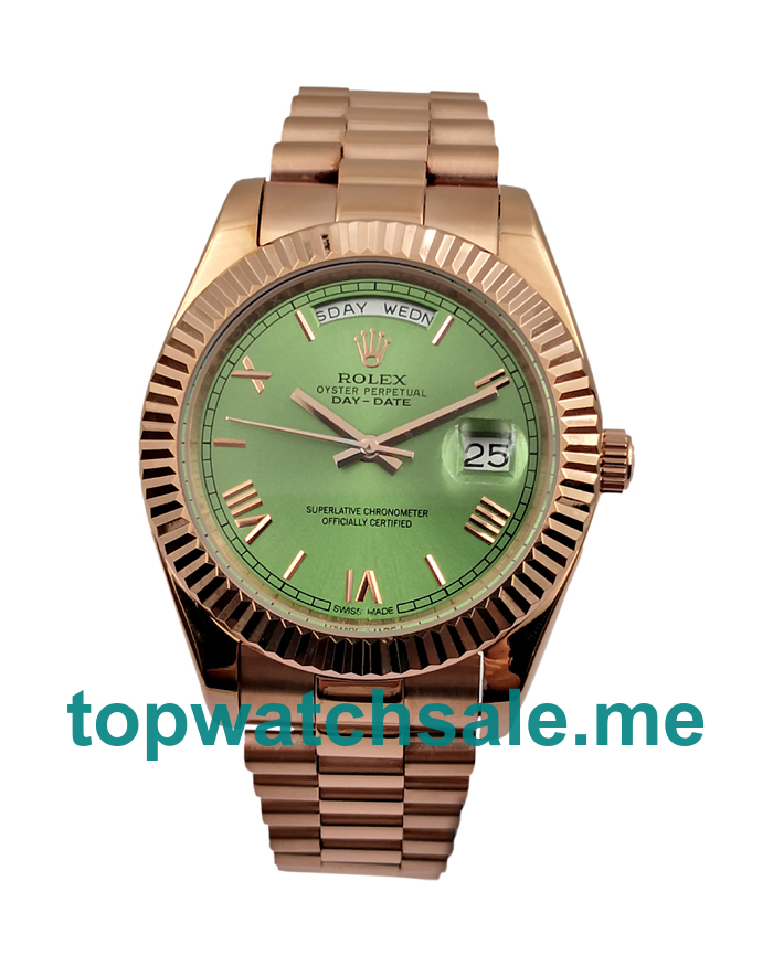 40MM Rose Gold Cases Replica Rolex Day-Date 228235 UK Watches >> Rolexsubmariner.uk.com